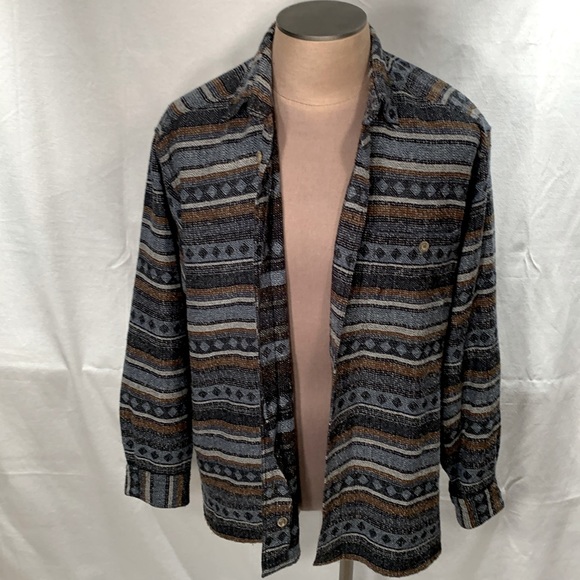 Vintage Selection McNeal Oversized Boho Button Up Size Large - Picture 4 of 7